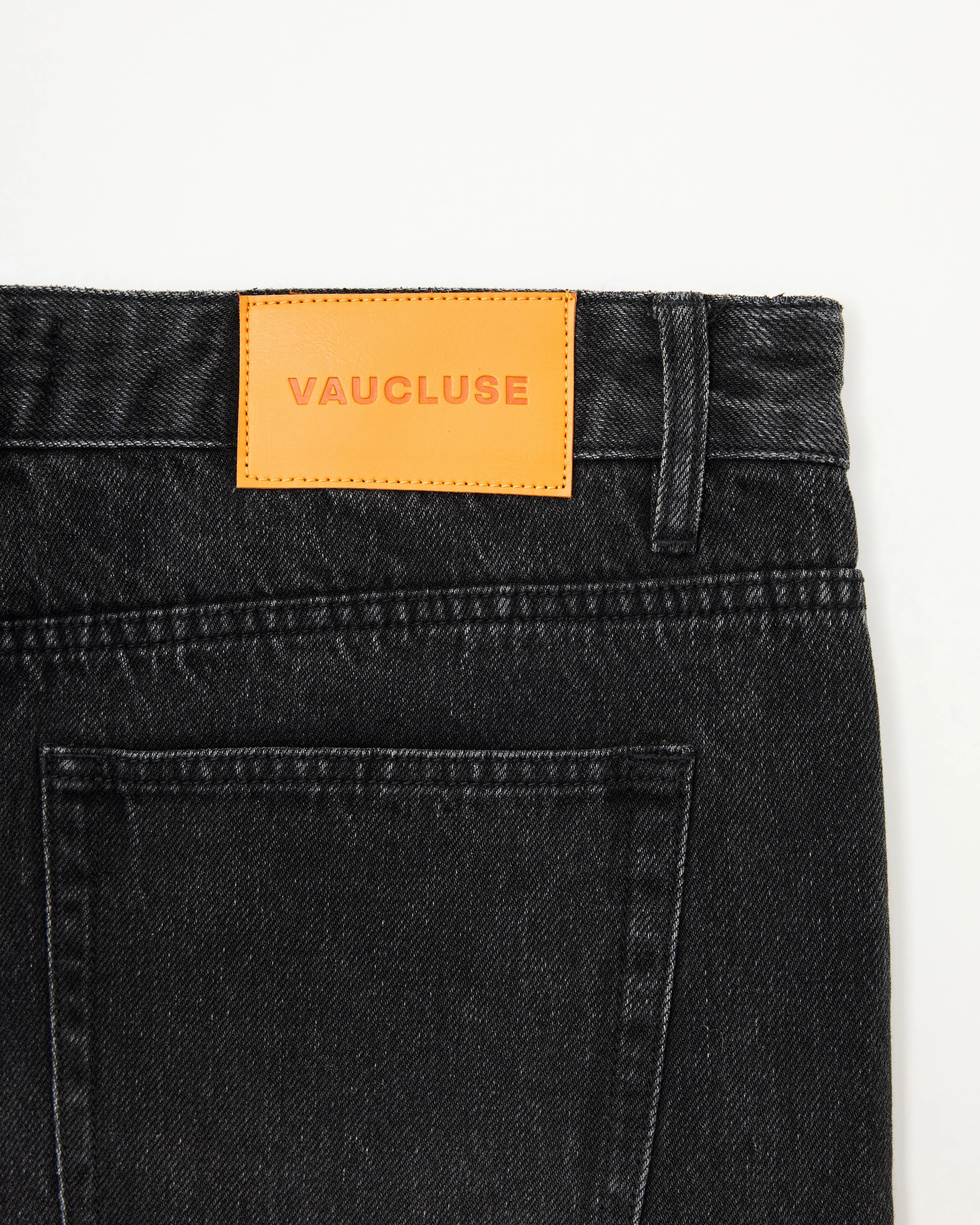 Faded Denim Short - Black - Image 5
