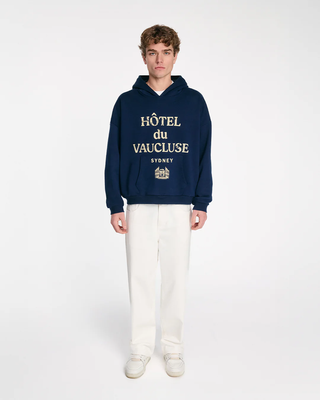 Hotel du Vaucluse Hoodie - Navy - Image 2