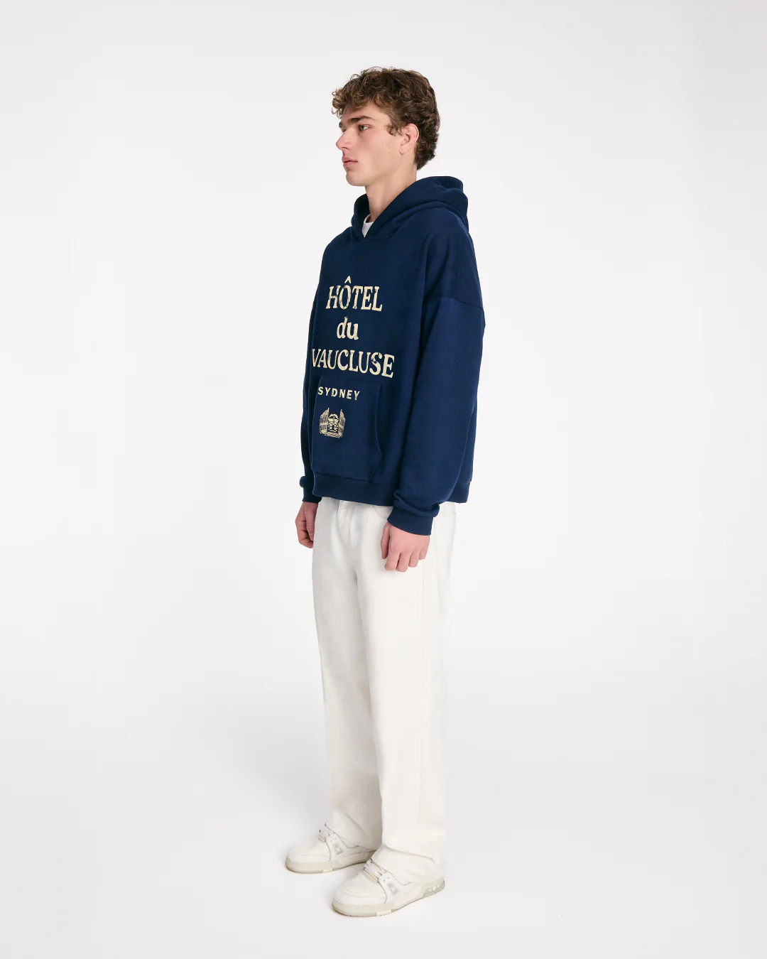 Hotel du Vaucluse Hoodie - Navy - Image 3