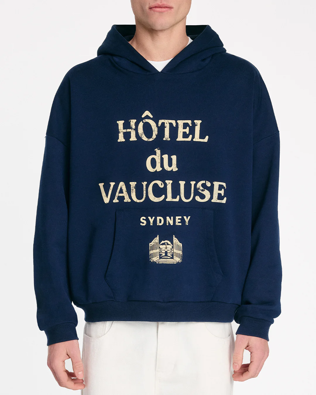 Hotel du Vaucluse Hoodie - Navy - Image 6