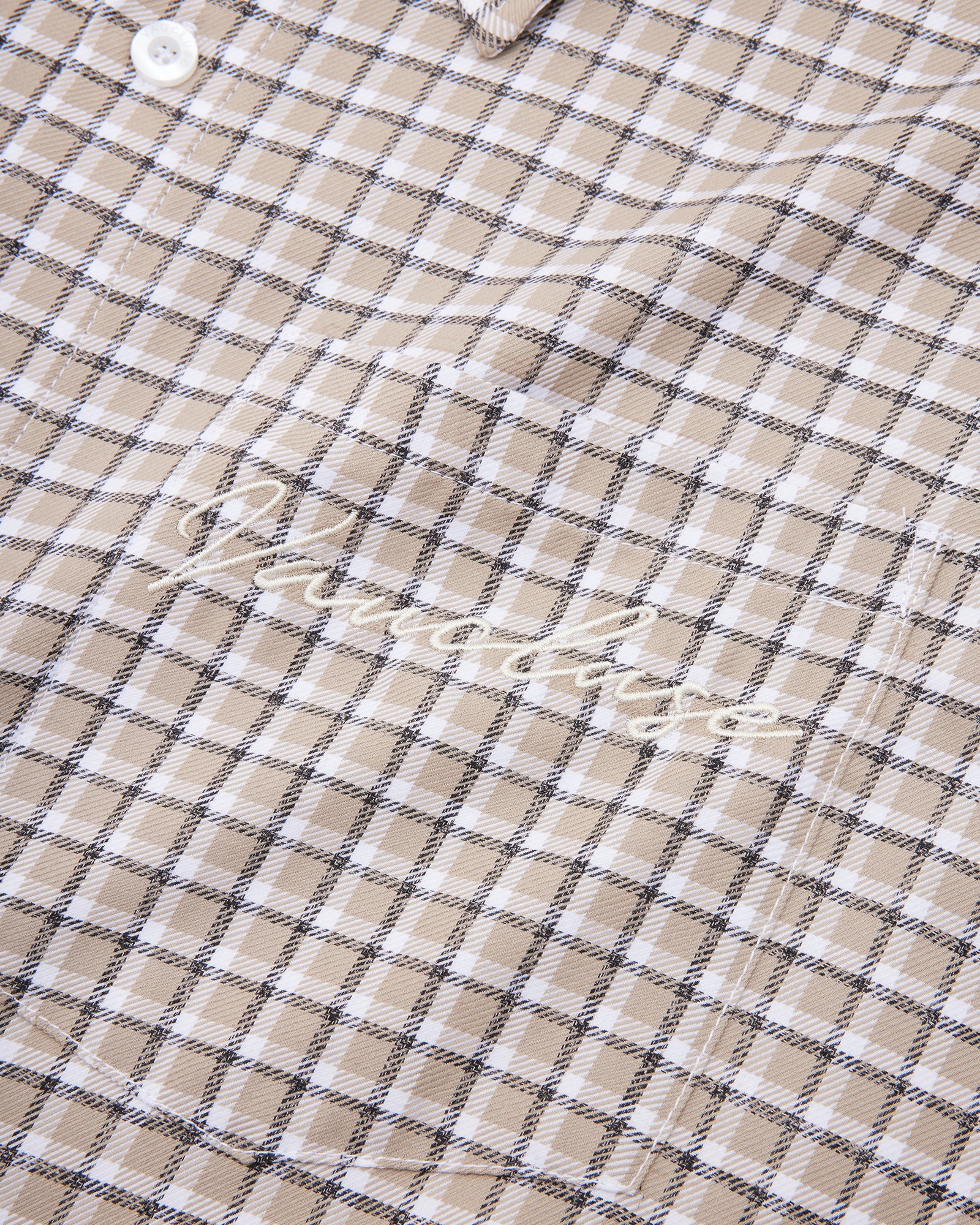 Plaid Signature Long Sleeve Shirt - Stone - Image 3