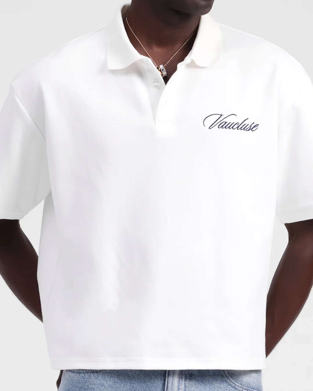 Signature Short Sleeve Polo Shirt - White - Image 3