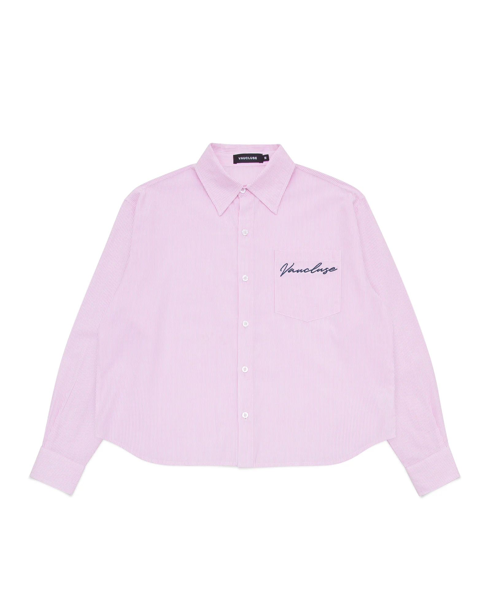Striped Signature Long Sleeve Shirt - Rose