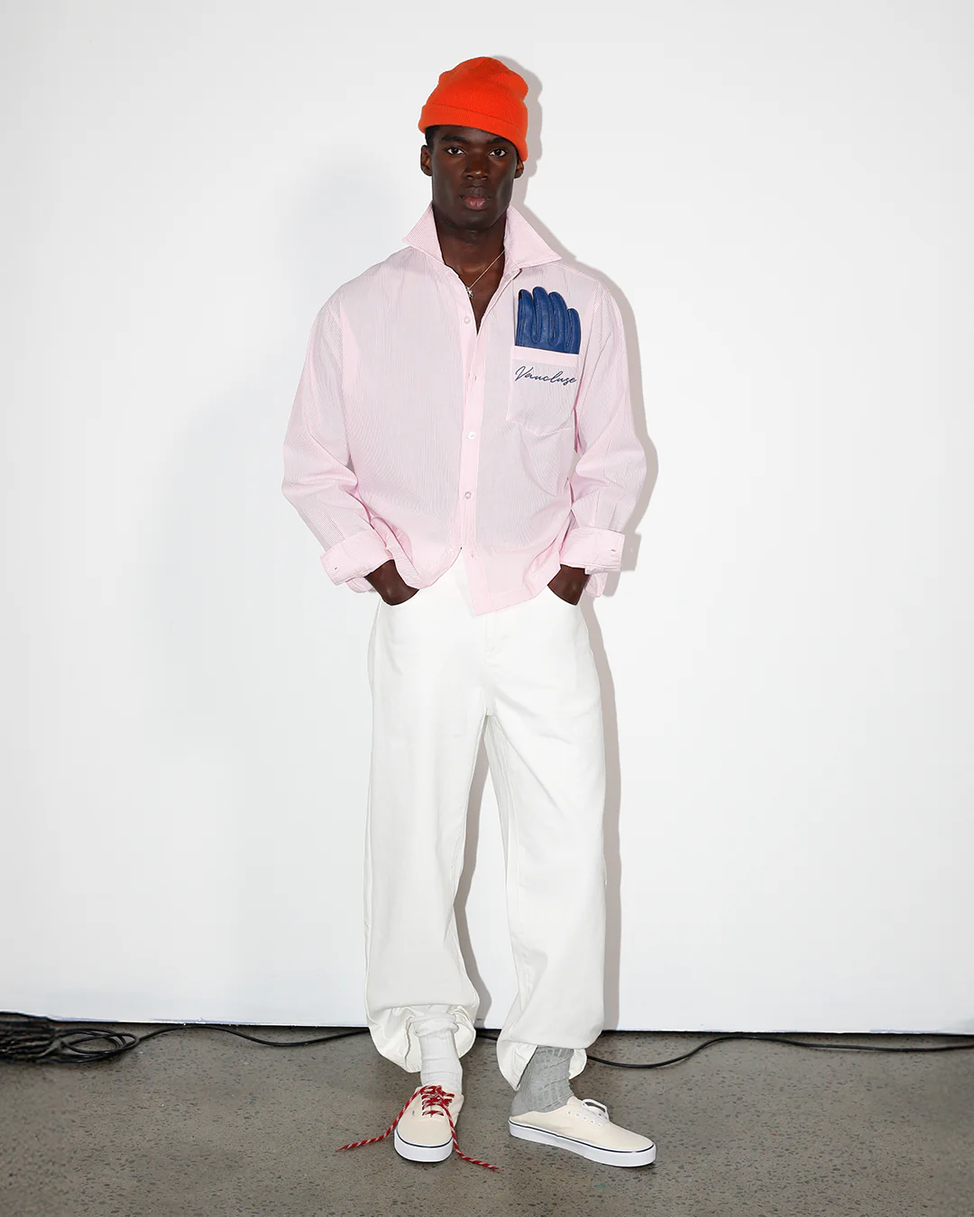 Striped Signature Long Sleeve Shirt - Rose - Image 2
